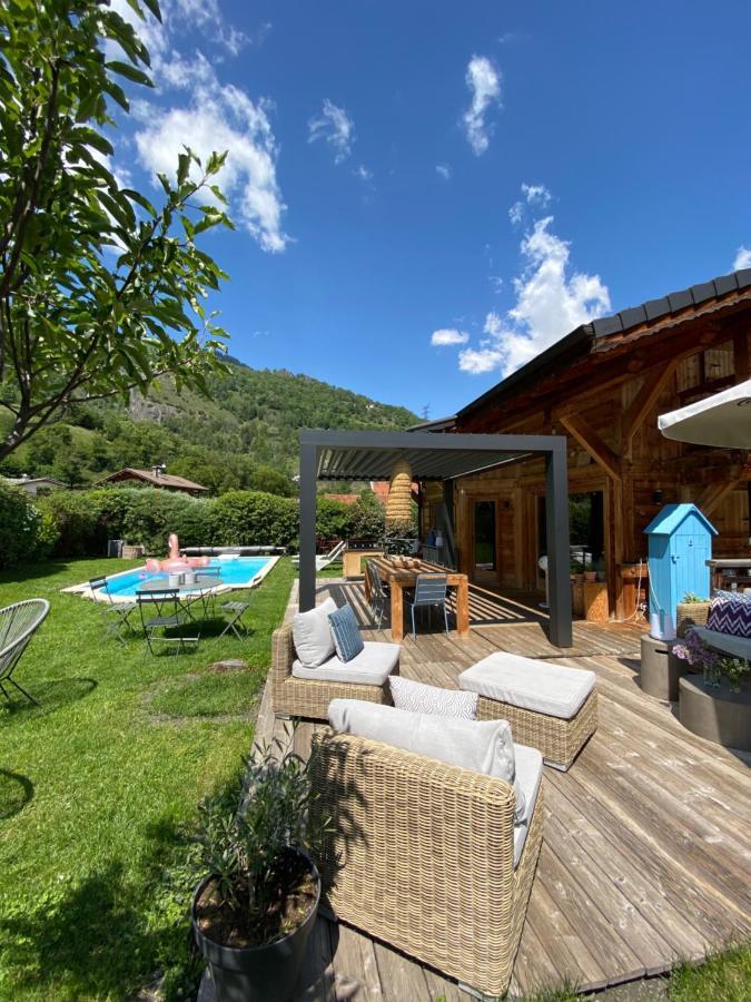 Grand Chalet A La Montagne Bourg-Saint-Maurice Bagian luar foto