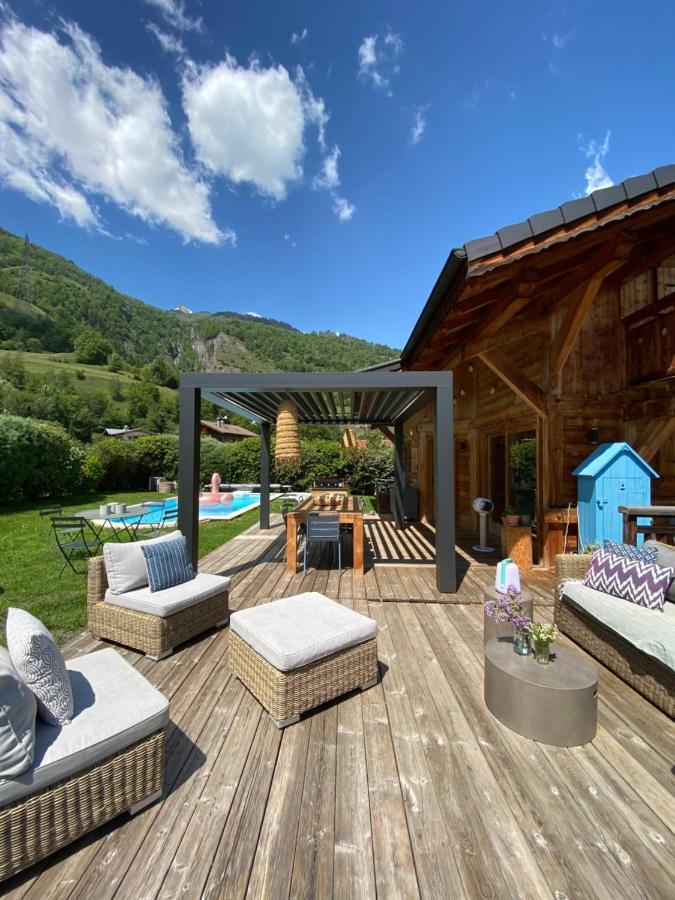 Grand Chalet A La Montagne Bourg-Saint-Maurice Bagian luar foto