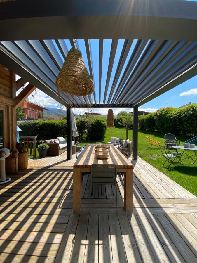 Grand Chalet A La Montagne Bourg-Saint-Maurice Bagian luar foto