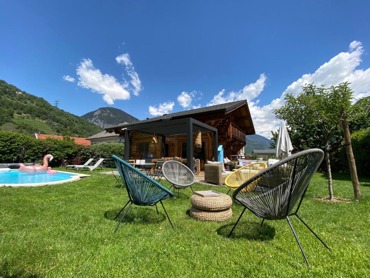 Grand Chalet A La Montagne Bourg-Saint-Maurice Bagian luar foto