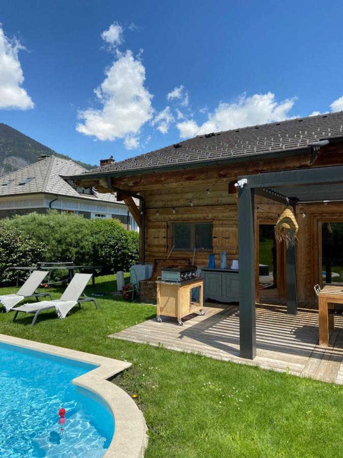 Grand Chalet A La Montagne Bourg-Saint-Maurice Bagian luar foto