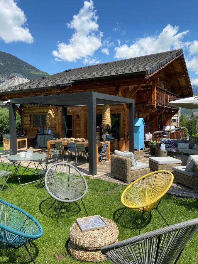 Grand Chalet A La Montagne Bourg-Saint-Maurice Bagian luar foto