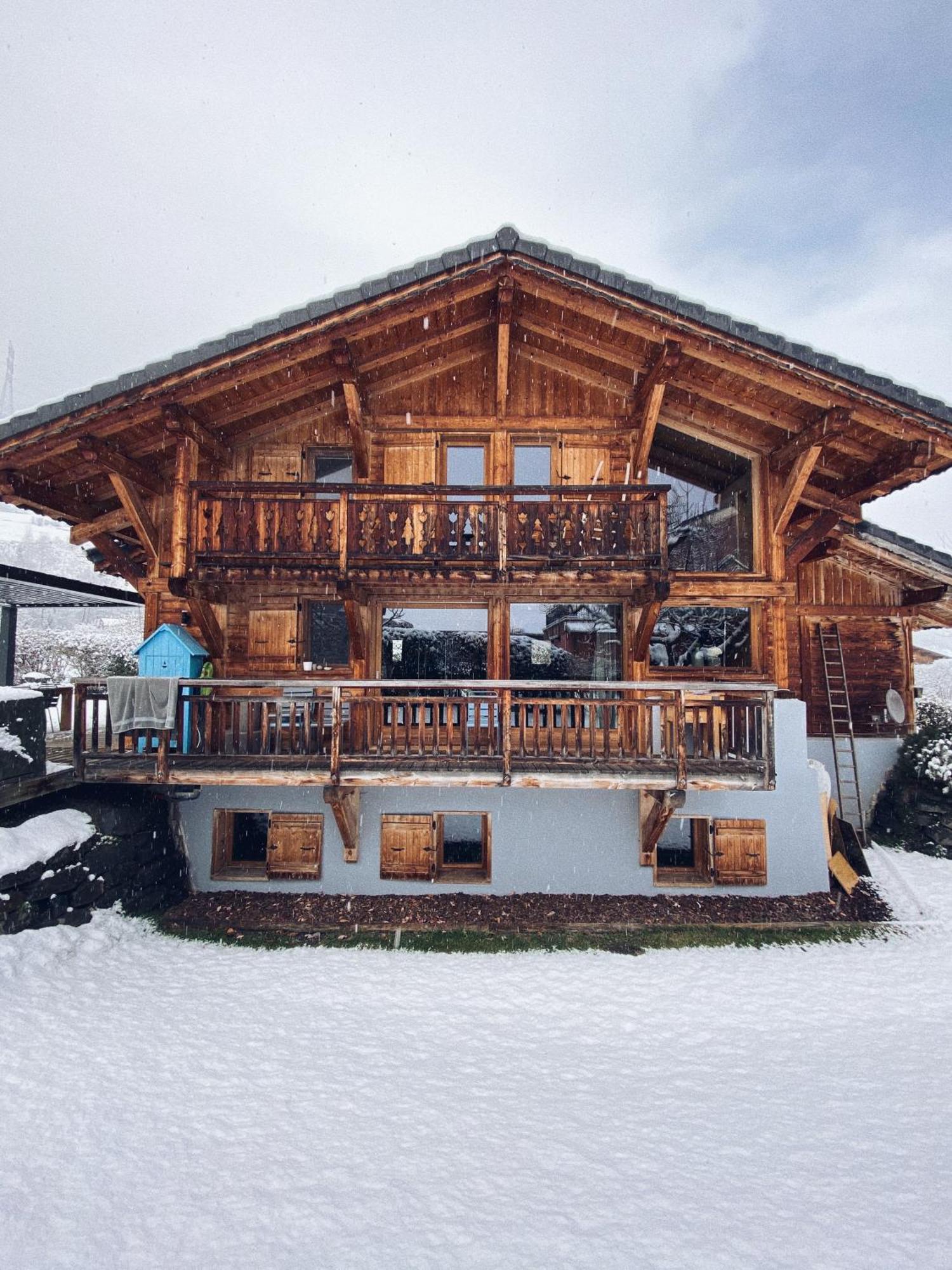 Grand Chalet A La Montagne Bourg-Saint-Maurice Bagian luar foto