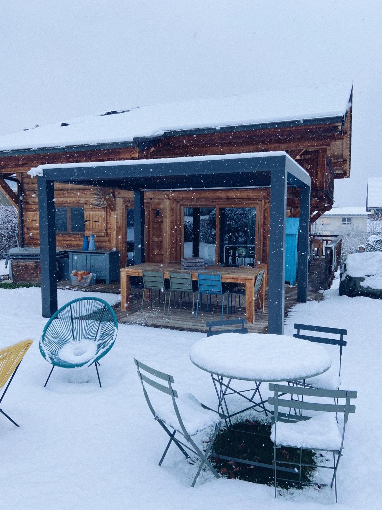 Grand Chalet A La Montagne Bourg-Saint-Maurice Bagian luar foto